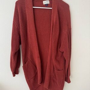 Universal Thread Women's Brick Red Cardigan